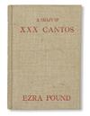 POUND, EZRA. A Draft of XXX Cantos.